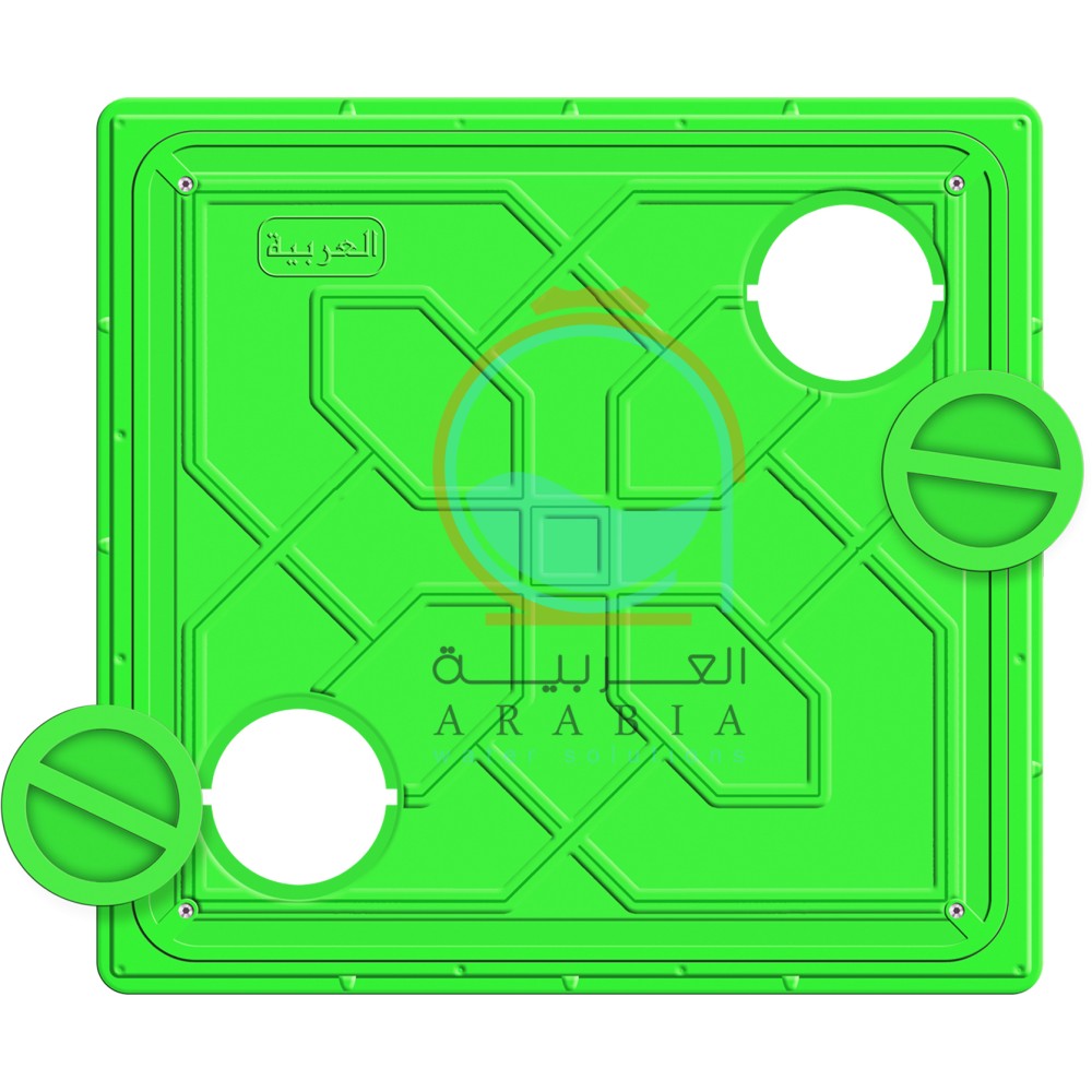 غطاء فتحات أرضية مقاس داخلي 70*70 سم – 80*80 سم مقاس الإطار  