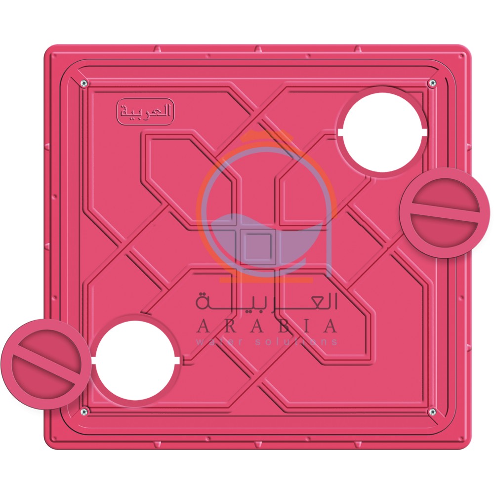 غطاء فتحة ارضية مقاس داخلي 30x30 سم - 40x40 سم مقاس الإطار